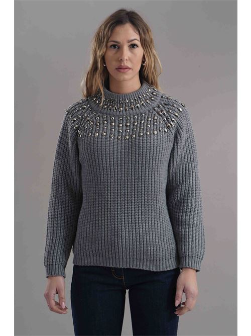 Maglia con strass Try Me | 5048GREU